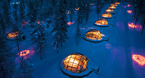 قرية IGLOO في فنلندا: