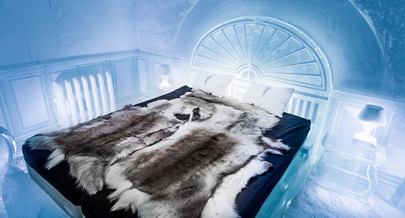 فندق THE ICEHOTEL IN KIRUNA في السويد: